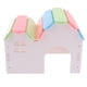 thumbnail image 2 of Nido de madera para hámster, cabaña sin olor, castillo, juguete para masticar para animales pequeños arco iris, 2 of 9