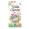 thumbnail image 1 of Event & Party Hello Spring Door Frame For Summer Parties 90x200cm Curtain Background Cloth Porch Decoration For Festive Celebrations, 1 of 5