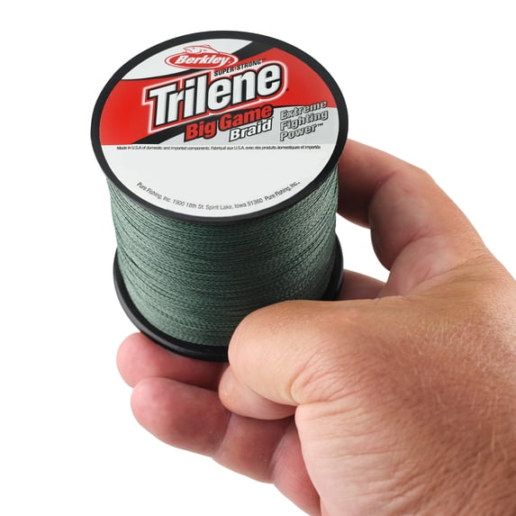 Berkley Trilene® Big Game™ Braid Fishing Line, 15 lb|6.8 kg, 330 yd|300 m, Low-Vis Green