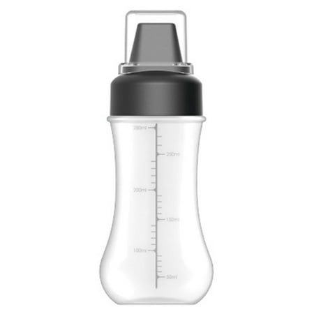 

PASILI 5 Hole Squeeze Bottles Condiment Bottles With Nozzles Ketchup Honey Bottle black