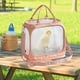 thumbnail image 4 of Transportador de Aves Portátil, Jaula de Viaje Plegable de Malla con Percha, Bolsa de Transporte para Mascotas Transpirable con Ventilación, 35x33x25 cm, para Aves Pequeñas, Periquitos, Palomas, 4 of 6