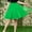 Green, variant on Bwndum Women's Skirts Trendy Summer Fashion Petticoat Double Layered Midi Skirts Casual Mesh A-line Flared Skirts for Beach Travel Daily- Pink Size One Size