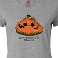 thumbnail image 4 of Inktastic Never Too Old for Halloween Pumpkin Women's T-Shirt, 4 of 5