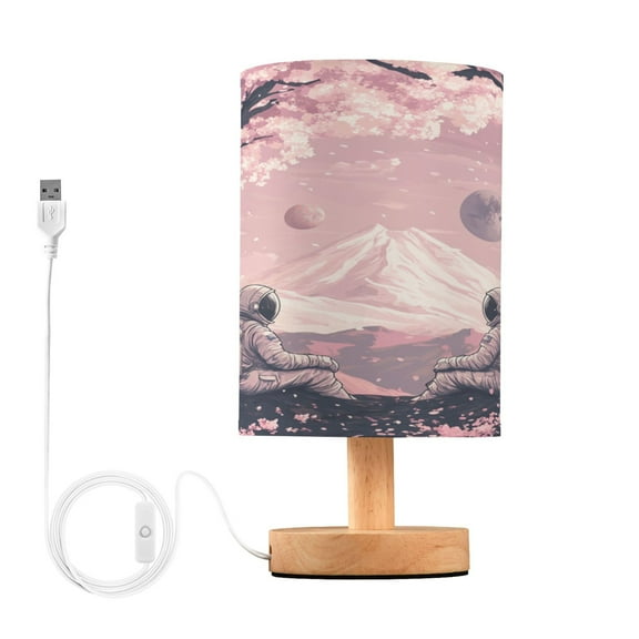 BZSMCE Lamp Modern Midjourney_ffyy3_a_vector_illustration_of_two_astronauts_sitting_under_che_45d81f4f-df8c-4e67-9301-4 Creative Patter Night Light