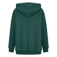 thumbnail image 3 of Womens Oversized Hoodies Long Sleeve Drawstring Lightweight Hooded Sweatshirt Casual Loose Pullover Tops, 3 of 5