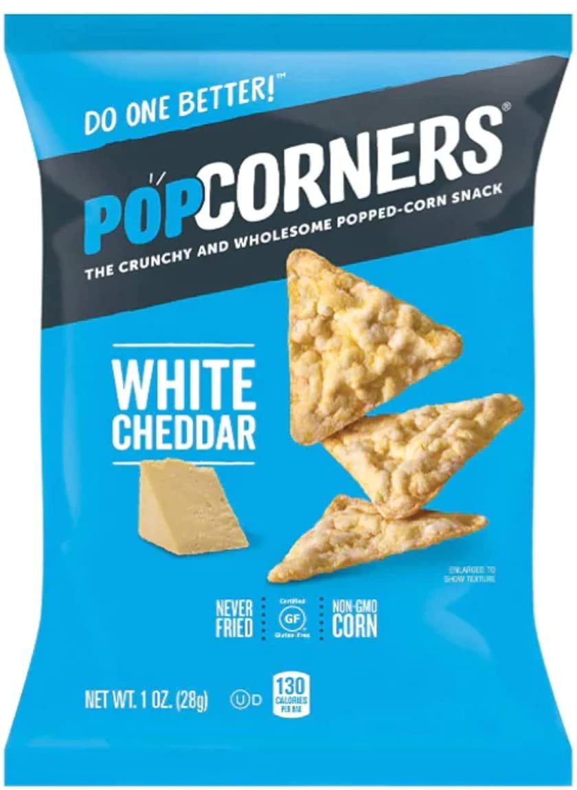 POPCORNERS Carnival Kettle, Sea Salt, White Cheddar, Popped Corn Chips and  Fun Sweets Classic Cotton Candy verity Pack 40 Count