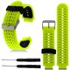 thumbnail image 4 of Correa de silicona y cierre cromado para Garmin Forerunner 220 230 235 620 630 735 Lima y negro Baoblaze Muñequera de repuesto, 4 of 5