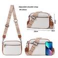 thumbnail image 3 of Bandolera TANTOMI Trendy de piel vegana para mujer, color blanco, 3 of 7