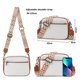 thumbnail image 3 of Bandolera TANTOMI Trendy de piel vegana para mujer, color blanco, 3 of 7