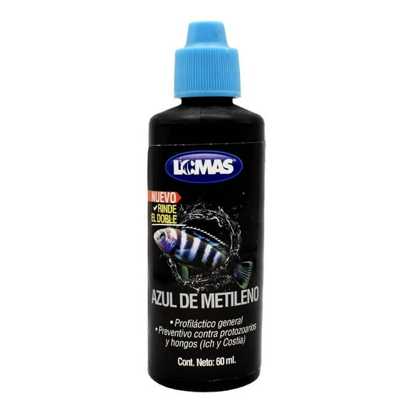 Colorante para Acuario Lomas Azul de Metileno 60 ml