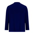 thumbnail image 4 of ibuvkizy Cardigan Sweaters for Women Loose Long Sleeved Breathable Cardigans Women's Casual Blouse Soft Loose Cardigan Knitted Sweater Cropped Tops Blue S, 4 of 5