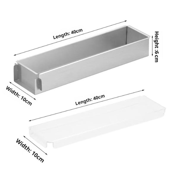 Nonstick Rectangle Cake Pan,stainless Steel Rectangular Tiramisu Pan 11.8 Or 15.7 Baking Tray with Removable Frame