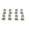 thumbnail image 2 of 8PCS 25mm Diameter Shower Glass Sliding Door Hanging Wheel Roller Bathroom Sliding Cabinet Eccentric Pulleys, 2 of 5