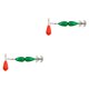 thumbnail image 3 of 2 piezas de calamar Jig con anzuelo Pulpo Jig Señuelo de pesca suave Pulpo de agua salada Verde, 3 of 8