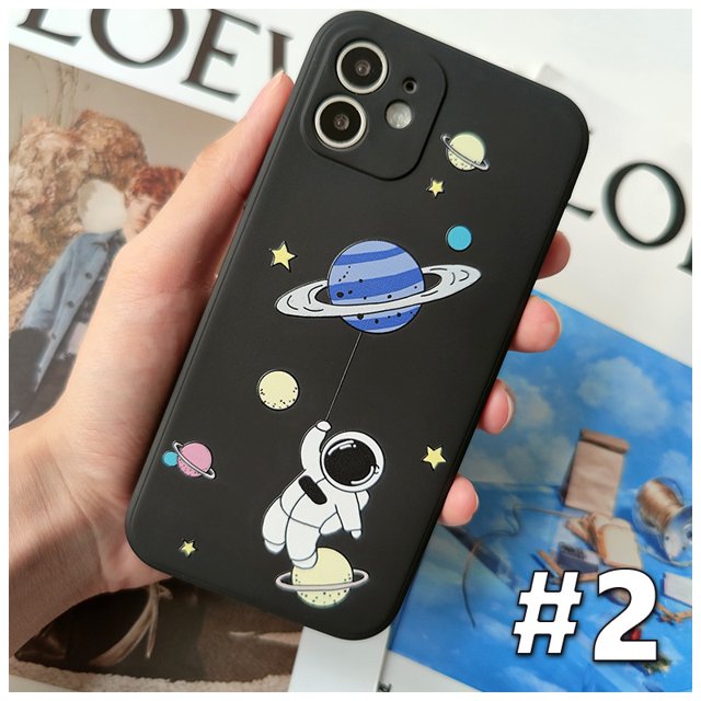 xiaomi 11 4g 5g 9 8 note10 lite pro redmi note10s note9 note8 note7 note6 9t 9 9a 9c 8 7 a3 note 10 9 8 7 6 poco m3 x3 mini astronauta ins funda blanda