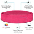 thumbnail image 3 of Suddora Adult Solid Color Sweatband Headband, Neon Pink, 3 of 7