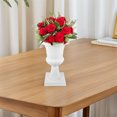 thumbnail image 1 of OULII Plastic Flower Pot Urn Planter White For Indoor Home Decor 1Pcs, 1 of 7