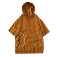 thumbnail image 1 of Mens Camisas de Verano Manga Corta con Capucha con Bolsillo Deportes Casuales, Camiseta Superior para Al Aire Libre Y Diario, 1 of 5