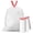 White, variant on 16-18 Gallon Trash Bags Drawstring, Clear, Size M, Tear Free Large Garbage Bags for Kitchen, 105 Count Tear-Resistant Strong Plastic Compactor Bag for Office Lawn