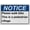 Warning Sign 2, variant on Weatherproof ANSI Trail Sign (Please walk bike This is a pedestrian village) 8 in" x 12 in" UV Resistant Indoor Outdoor Workplace Insdustrial Caution Danger Warning Sign