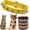Yellow Collar, variant on Mumup Spiked Dog Collar for Small Dogs, Spike Cat Collars PU Leather Studded Spiky Puppy Collars for XS Small Dogs Kitten Male Pets Like Chihuahua