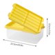 thumbnail image 3 of Bandeja para cubitos de hielo con recipiente de almacenamiento | Molde de silicona de 10 compartimentos para congelador | Caja reutilizable para hacer hielo en la cocina, 3 of 5