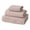 Pink, variant on Gnwei Cotton Waffle Towels Set for Bathroom 3Pcs, Turkish Cotton Bath Towels Sets for Bathroom Soft Highly Absorbent 650 GSM with 1 Bath Towel, 1 Hand Towel, 1 Washclothe