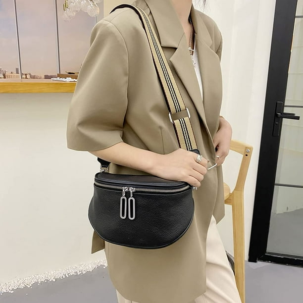Women Waist Bags Waterproof PU Leather Belt Bag Fanny Pack