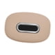 thumbnail image 3 of Porta pañuelos para coche, uso diario, lavable, práctico servilletero para coche Beige, 3 of 9