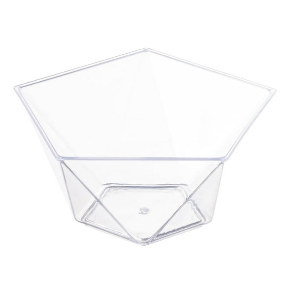 Smarty 3.5 oz. Clear Star Pentagon Disposable Plastic Dessert Cups 288ct
