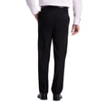 thumbnail image 2 of Pantalón de vestir J.M. Haggar, piel de tiburón, cintura superflexible, negro para hombre, 2 of 7