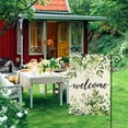 thumbnail image 3 of Welcome Spring Summer Garden Flag Spring Eucalyptus Leaf Garden Flags for Outside 12x18 Double Sided Colorful Floral Yard Flag Farmhouse for Outside Decorations Flags, 3 of 6