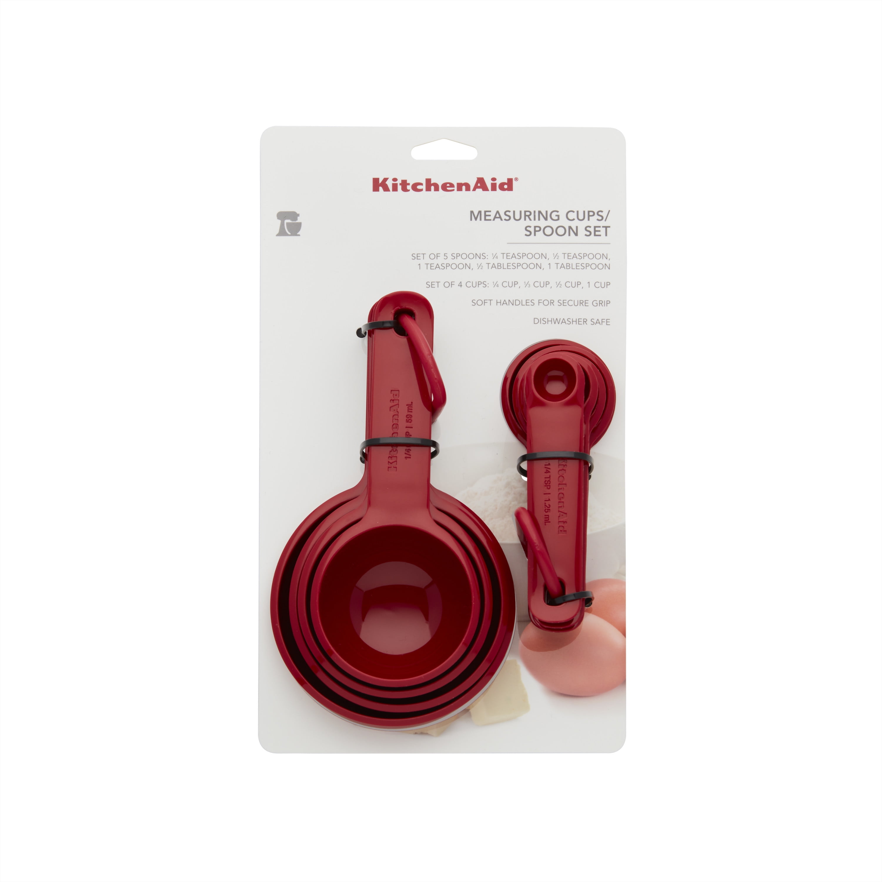 KitchenAid Measuring Cups and Spoons - Red, 9 pc - Kroger
