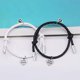 thumbnail image 3 of Pulseras magnéticas para parejas, pulsera magnética personalizada para parejas para él y ella, conjunto de pulsera trenzada de cuerda de promesa para parejas ER, 3 of 5