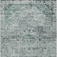 thumbnail image 4 of HomeRoots 622089 10 x 14 ft. Teal, Blue & Pale Aqua Medallion Washable Traditional Indoor & Outdoor Rectangle Area Rug, 4 of 9