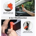 thumbnail image 3 of 4-Pack Car Safety Hammer, Window Breaker and Seat Belt Cutter with Reflective Tape for Home Rescue and Lifesaving Survival Kits, 3 of 5