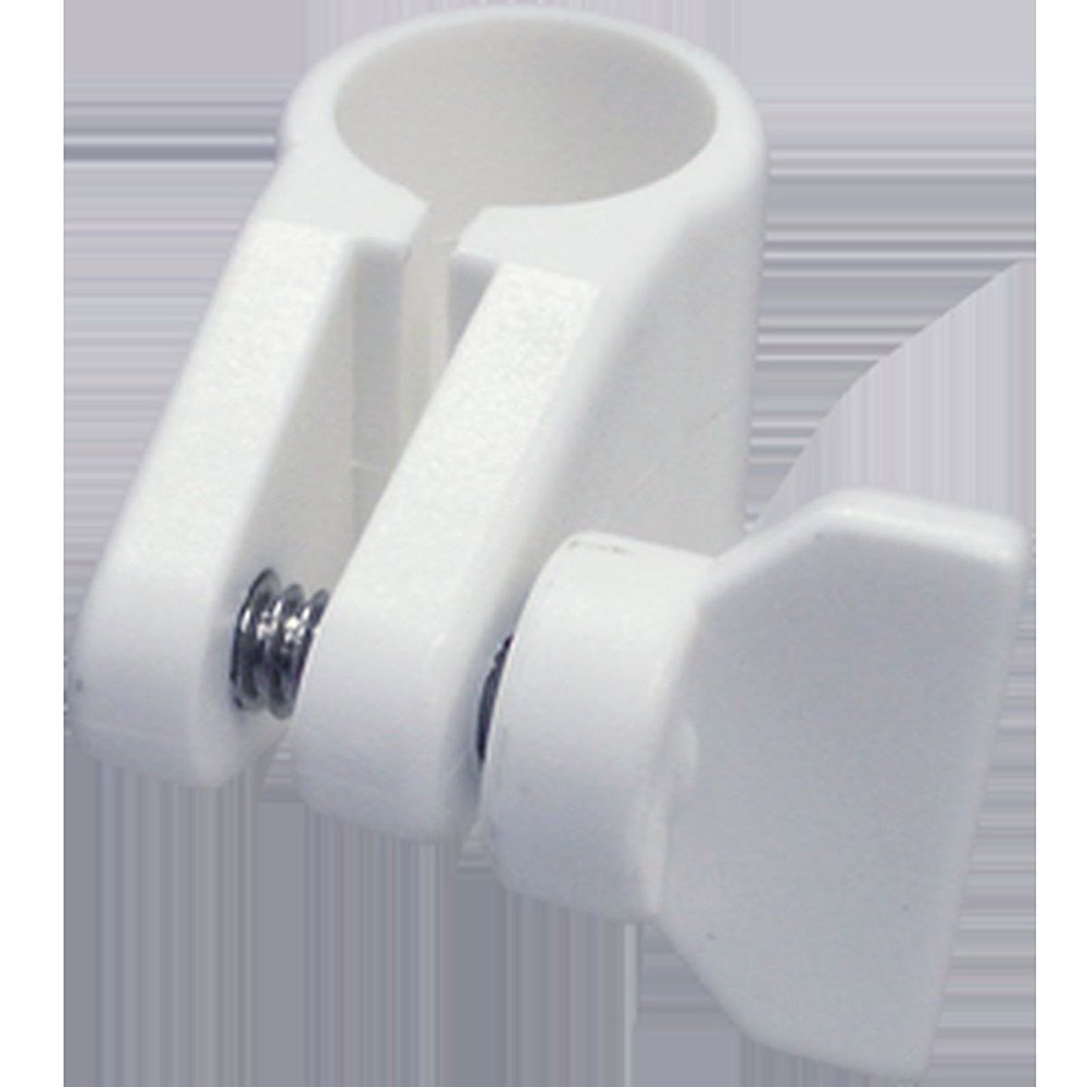 SeaSense 3/4" Adjustable Nylon Tube Clamp, White