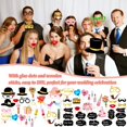 thumbnail image 3 of Wedding Photobooth Props Kit, SPOKKI 52 Pcs Engagement Wedding Photo Props Accessories, Wedding Selfie Props for Bridal Shower Wedding Party, 3 of 7