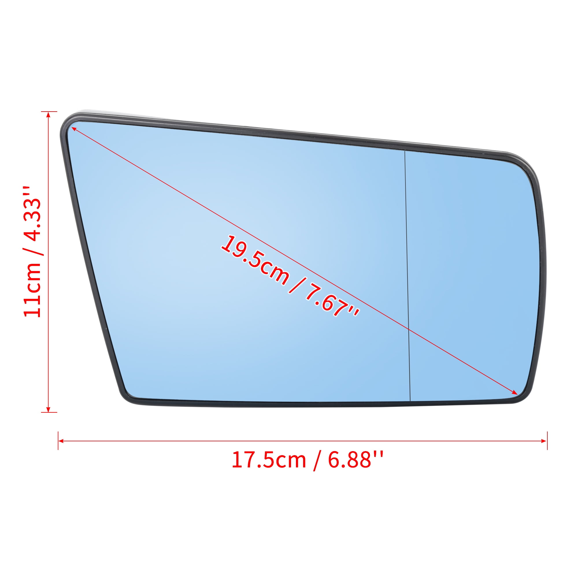 Unique Bargains Mirror Glass Heated Backing Plate RH