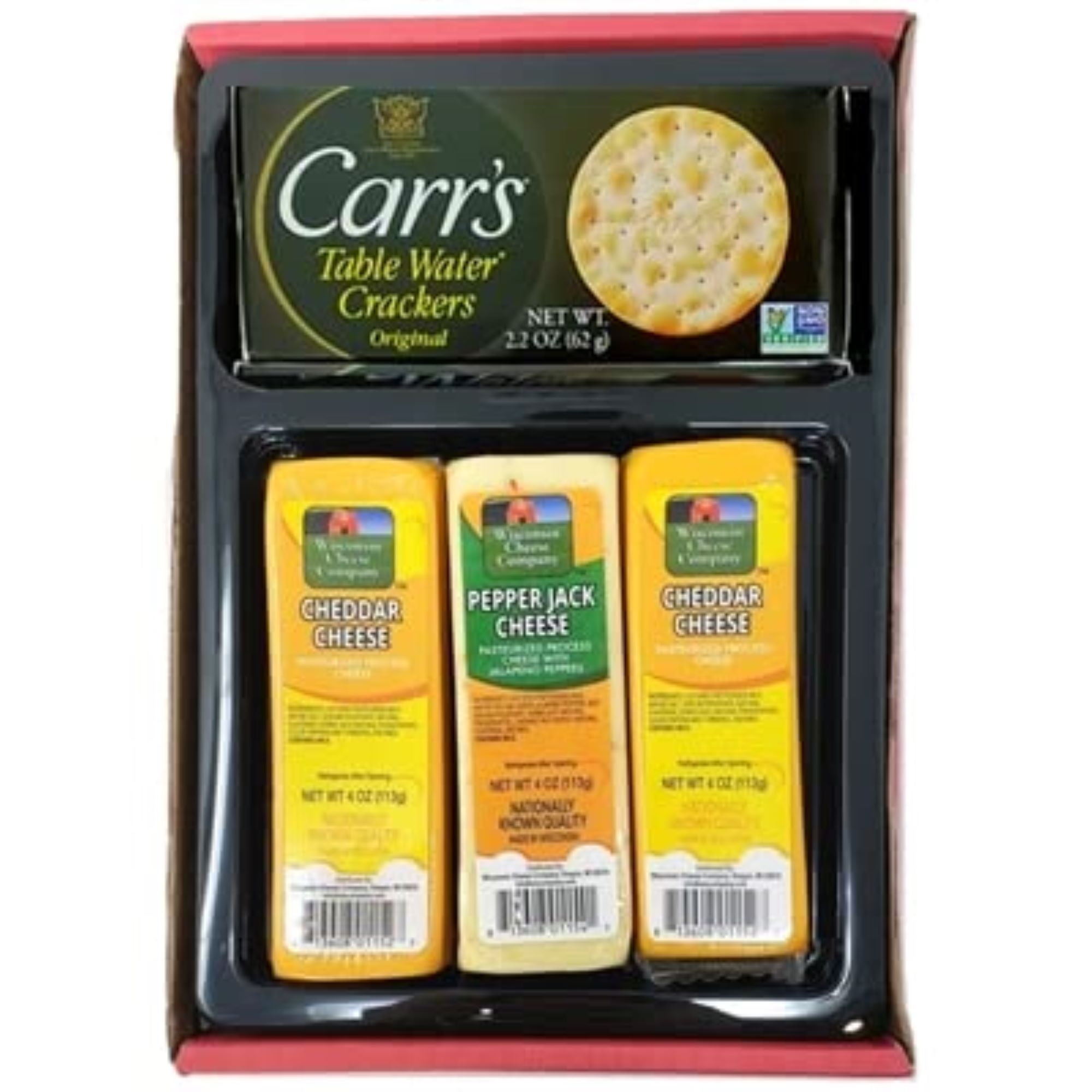 Wisconsin Cheese & Crackers Gift Box | Great for Gifts & Charcuterie Boards | Low Carb, High Protein, Keto-Friendly