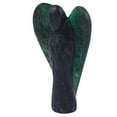 thumbnail image 4 of Dark Green Aventurine Angel | Handcarved Statues Figurines Stone of Good Luck - Reiki, Healing Crystal for Physical, Emotional & Spiritual Imbalance | Positive Vibes Energy(KI_57), 4 of 6
