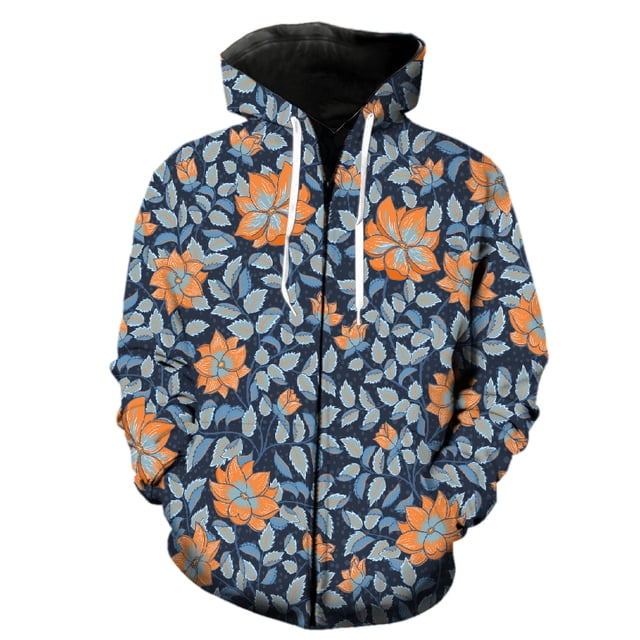 Sudadera con cremallera estilo exótico retro para hombre, gran oferta 2024, estilo Harajuku, hip hop, estampado 3D, informal, genial, unisex, de manga larga para primavera