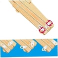 thumbnail image 3 of Natural Wood Coat Rack Wall Mounted Expandable Accordion Peg Hanger Hat Closet Hook Expanding Door, 3 of 5