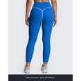 thumbnail image 3 of Leggings Aoxjox Lexi con forro, tiro alto, 66 cm, azul, XL, 3 of 5