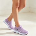 thumbnail image 2 of Willtoo Orthopedic Dress Shoes for Women Slip‑On Breathable Knit Mesh Casual Sneakers, Lightweight Non‑Slip Comfort Platform Walking Shoes, 2 of 5