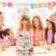 thumbnail image 3 of Soporte para cupcakes de 3 niveles: suministros de decoración para fiestas temáticas dulces para fiestas de cumpleaños de niñas, baby shower, bodas, fiestas de revelación de género Ormromra 222263, 3 of 9
