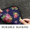 thumbnail image 6 of Pioneer Flower Floral Print Pattern Non Slip Washable Indoor Door Mat, Decorative Entry Rug for Entrance Bedroom Kitchen Bathroom, 30"x17", 6 of 6