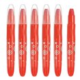 thumbnail image 1 of Uxcell 6 Pcs Craie de Cire Gel Aquarelle pour Coloriage, Rouge Vif, 1 of 6