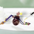 thumbnail image 3 of Lovely Glass Gourd Shaped Essential Oil Necklace Diffuser Refillable Perfume Bottle ,, 3 of 7