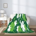 thumbnail image 2 of Sikiie Happy saint Patricks day Print Cozy Flannel Fleece Throw Blanket: Lightweight & Thick for All Seasons - Perfect for Women, Men, & Kids-80"x60", 2 of 6
